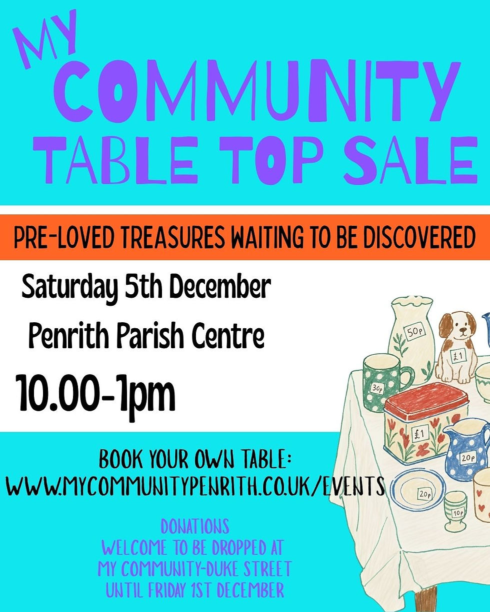 Table top sale