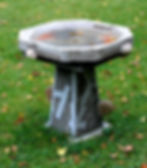 "Rectangular Birdbath"