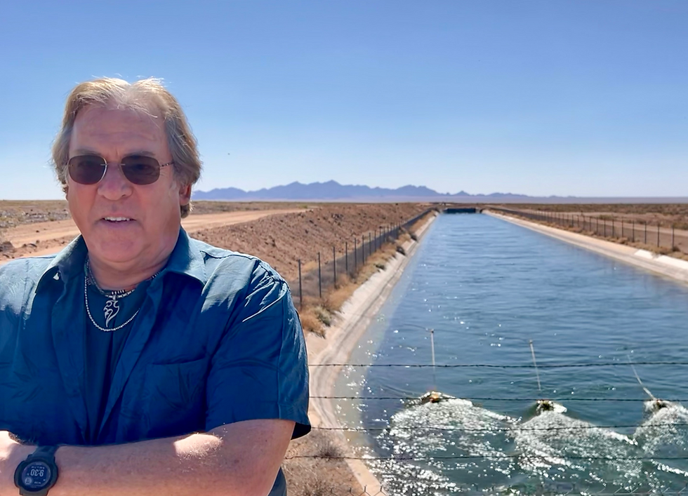 Bill Moorhead at the Colorado River Aquaduct
