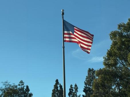 The flag of the United States of America