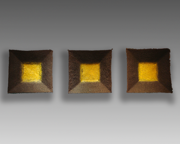 Square Plates (Yellow)