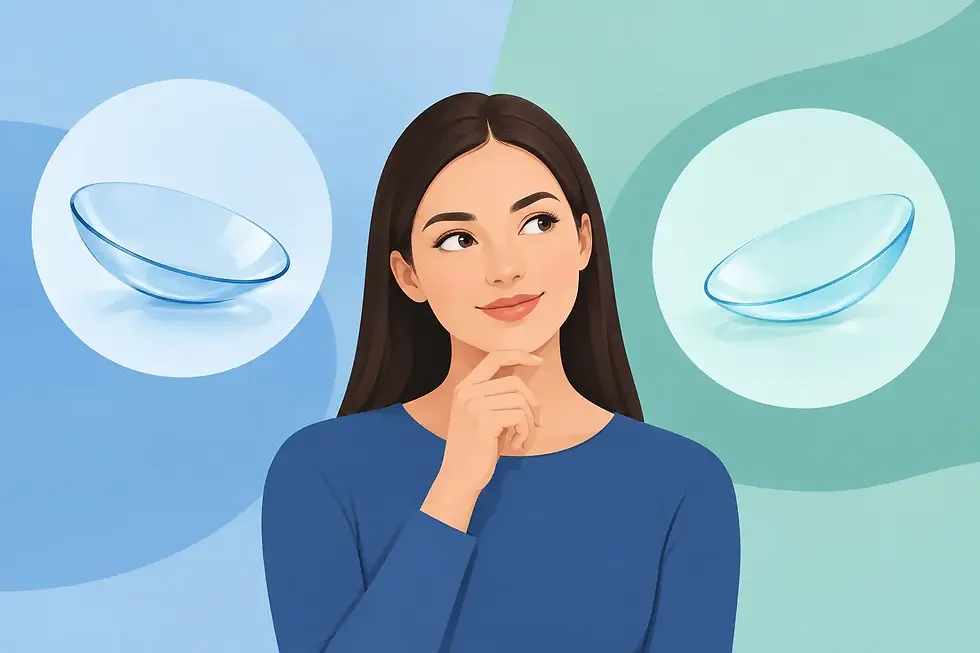 Lentes rígidas ou gelatinosas, qual escolher?