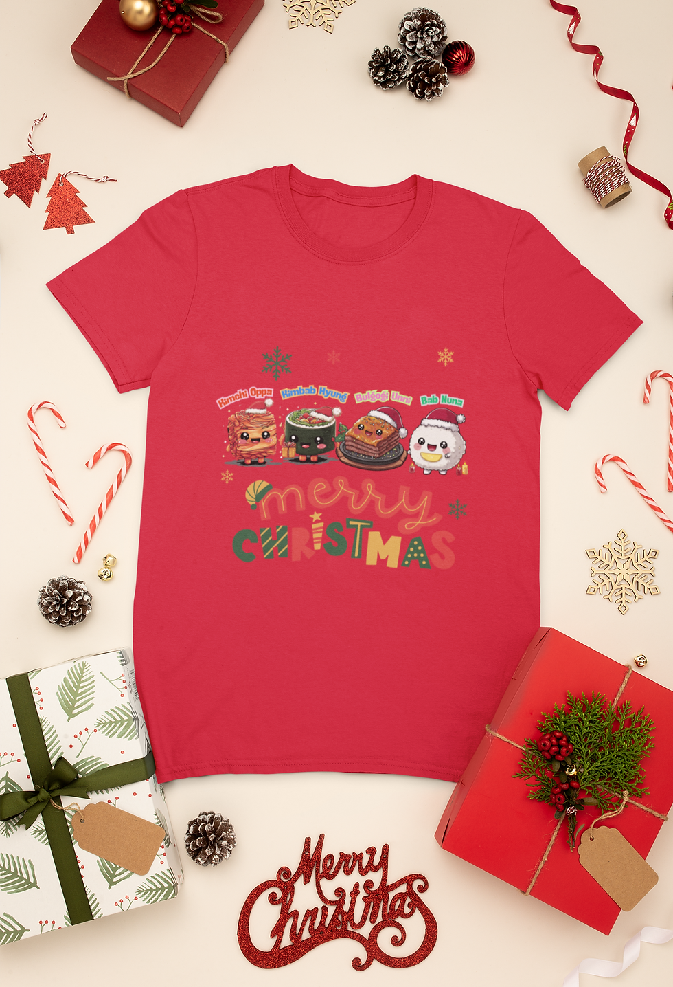 Thumbnail: K-Food FamilyT-shirts - Christmas Editon