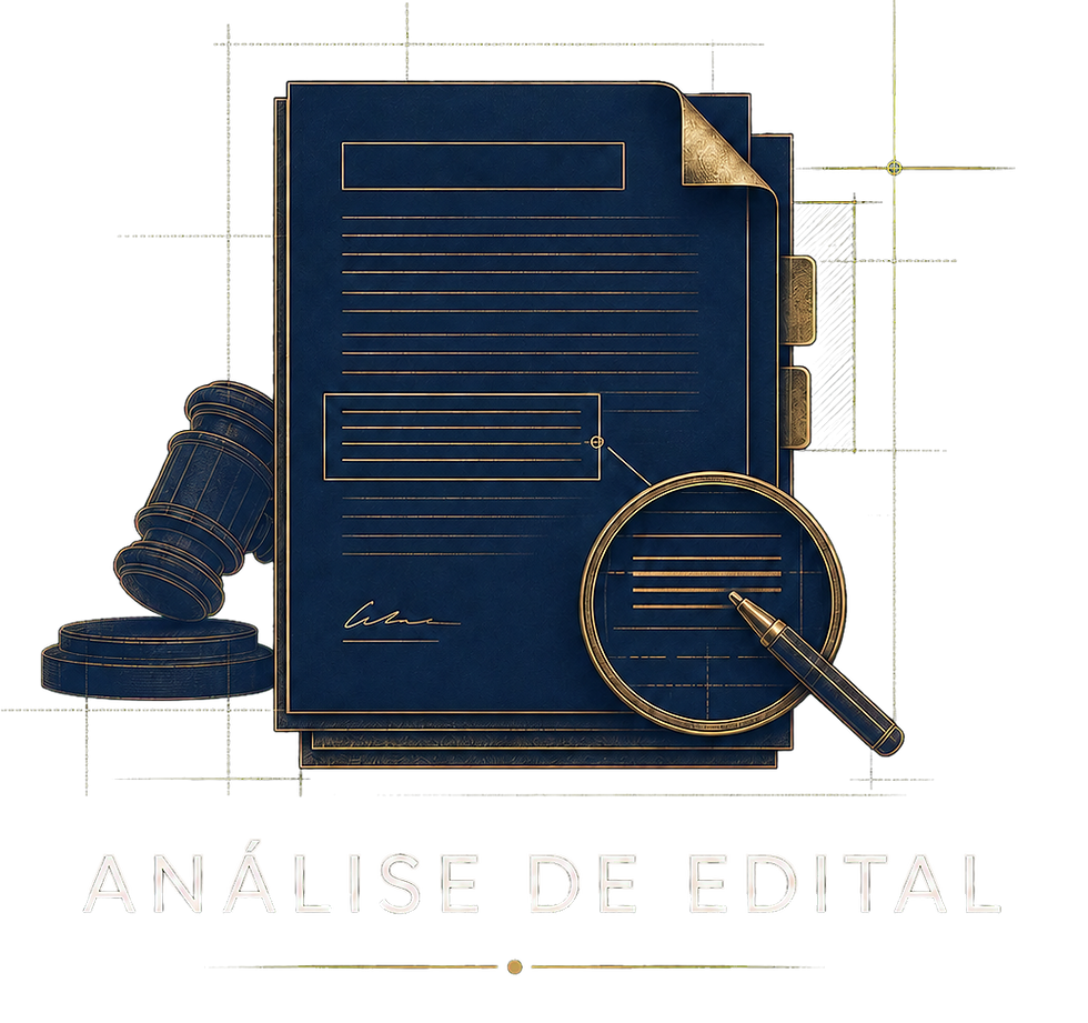 Análise de edital na consultoria para leilão de imóveis
