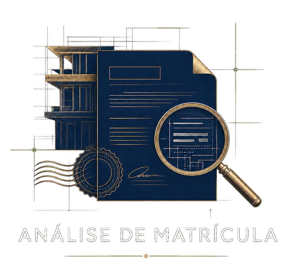 Análise de matrícula em consultoria para leilão de imóveis