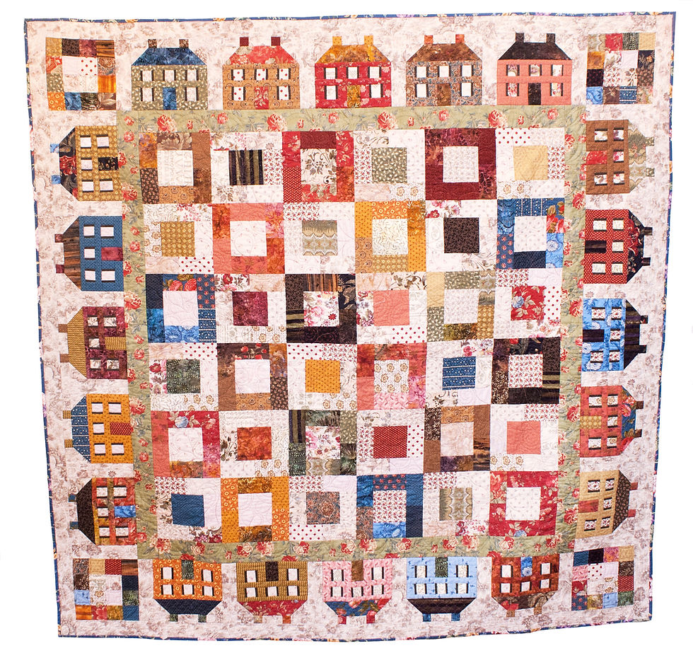 Thumbnail: Around the Block Quilt | Paper Pattern