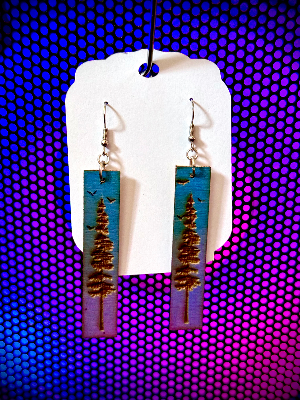 Pine Tree Earrings