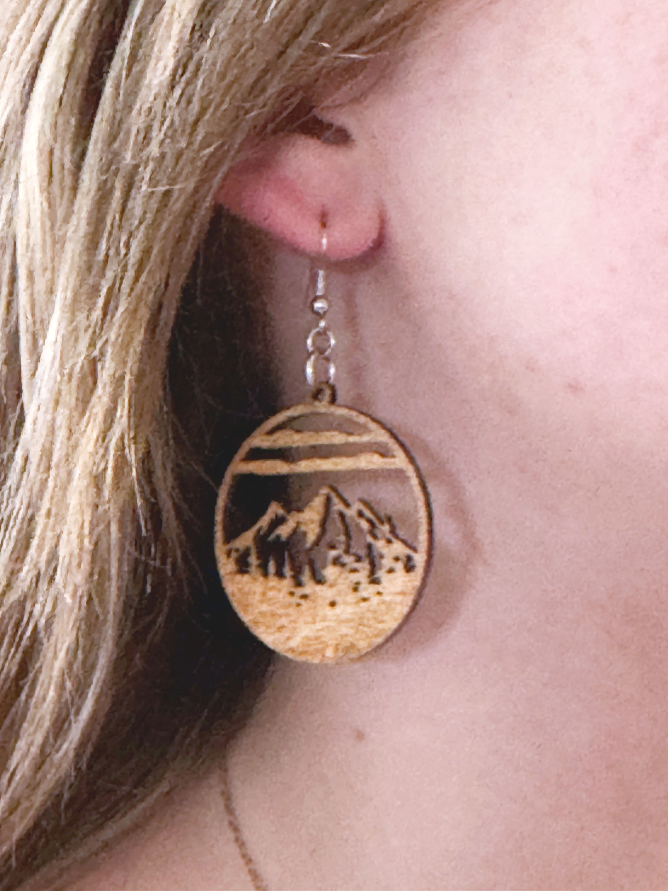 Mountain & Trees Earrings