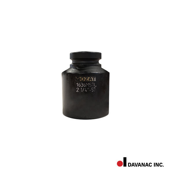 Socket, impact, deep, 1" drive, 6 point, 2-1/4"