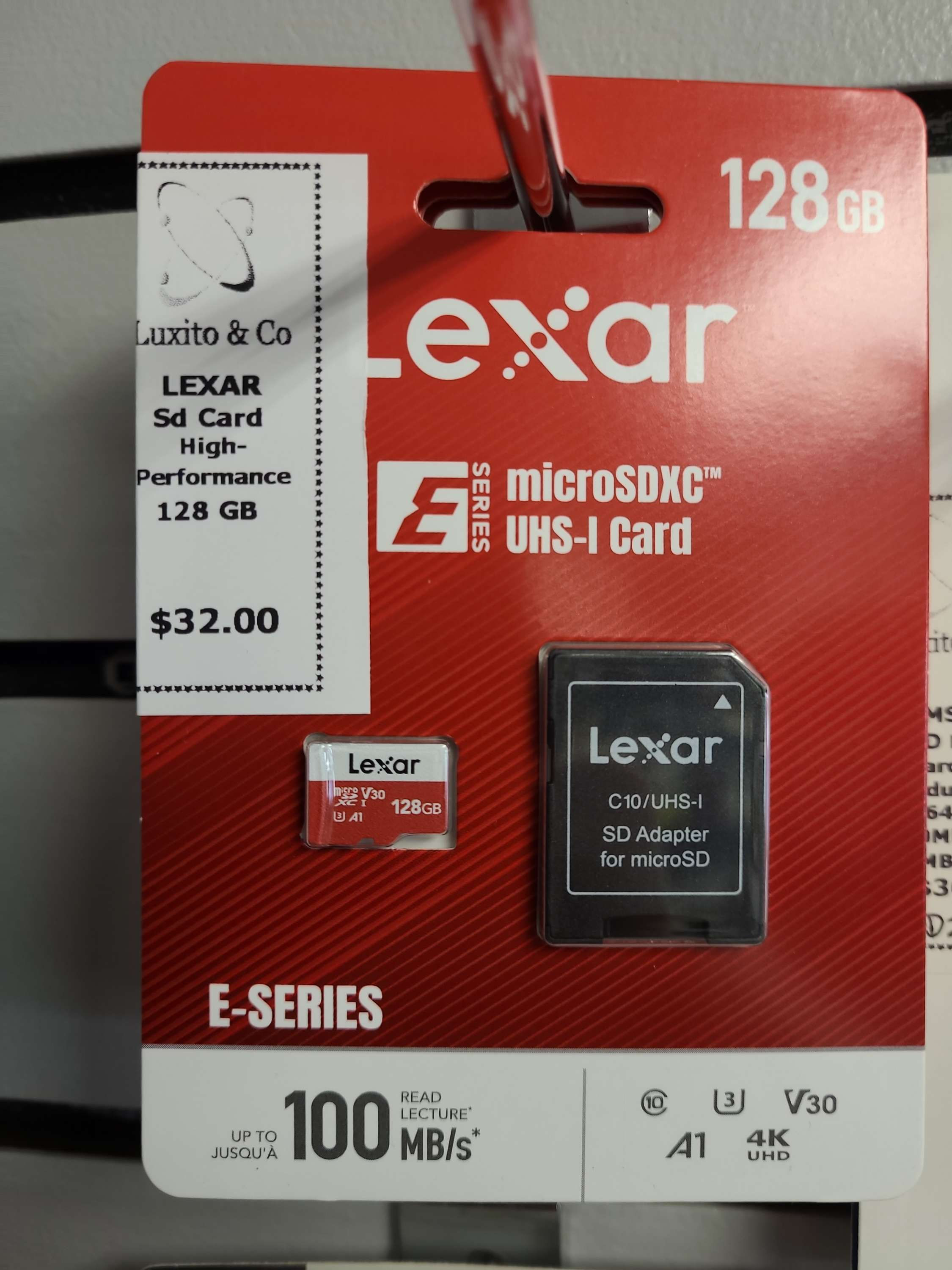 Lexar SD card high performance 128 GB