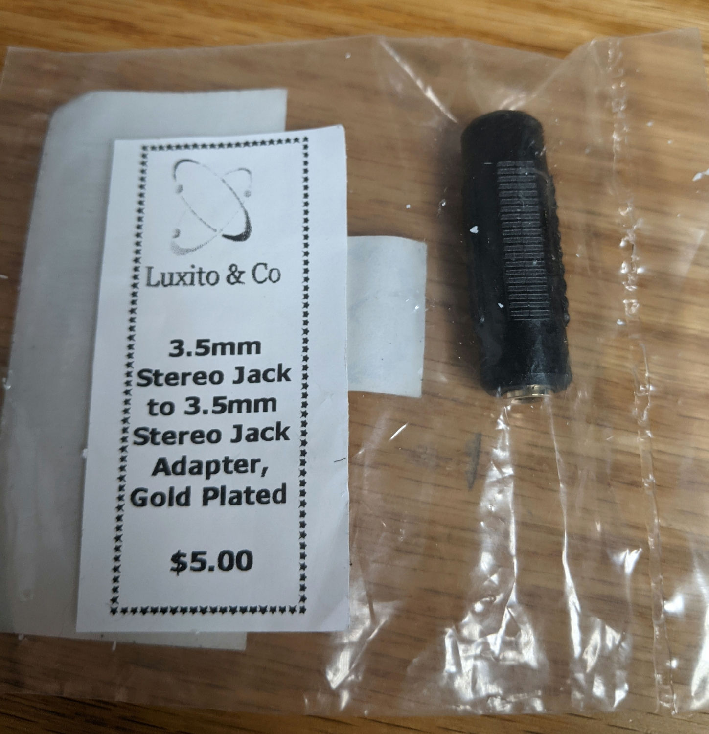 3.5mm Female/Female Stereo Jack