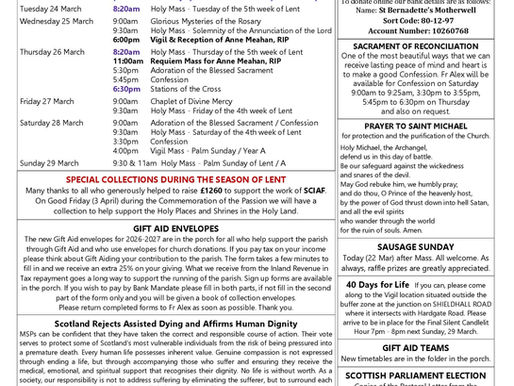 Fifth Sunday of Lent Year A