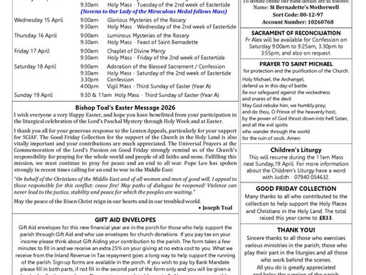 Divine Mercy Sunday Year A