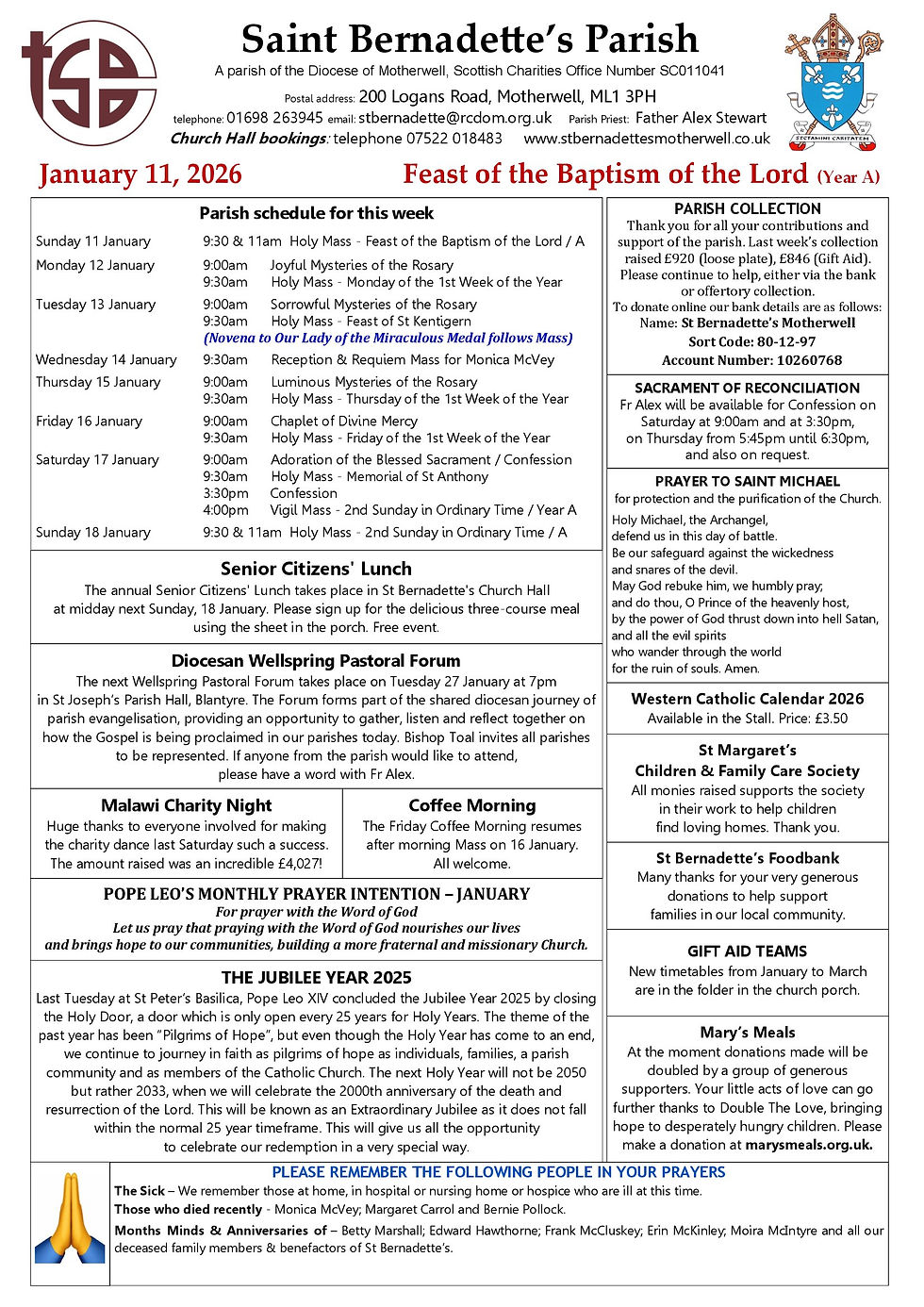 Feast of the Baptism of the Lord Year A