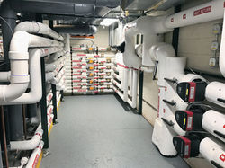 Labeled Mechanical Piping