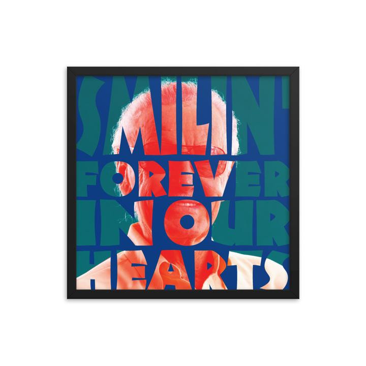 STAN LEE SMILIN' FOREVER IN OUR HEARTS- FRAMED POSTER