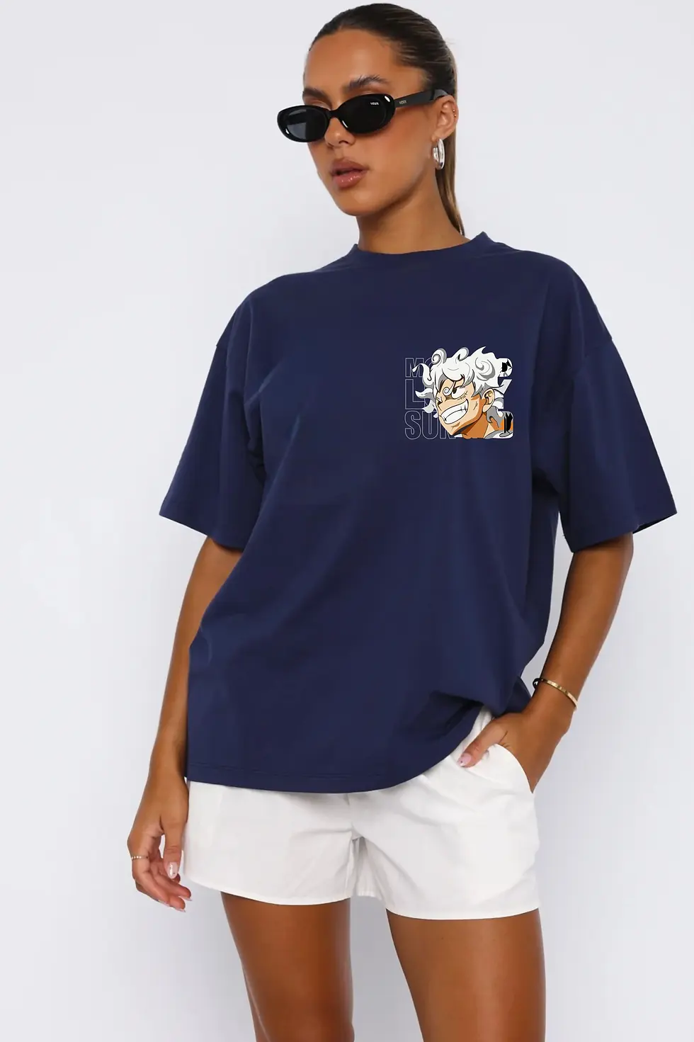 Thumbnail: Anime Oversize T-Shirt For Women