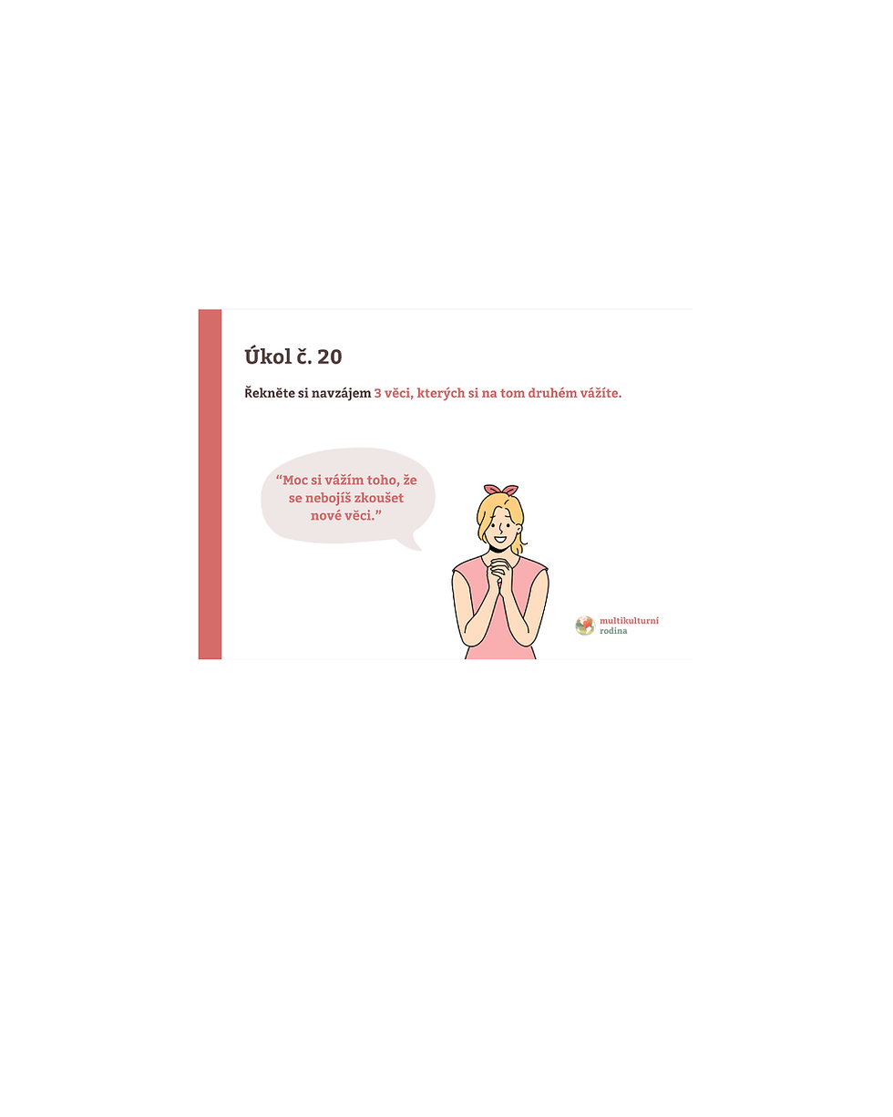 adventní kalendář multikulturní rodina