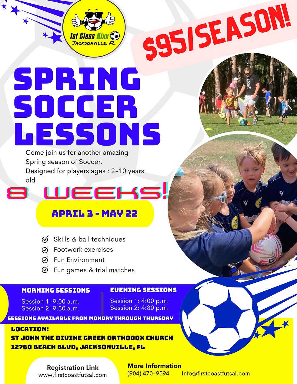 2 - 5 YEARS OLD SOCCER - Beach Blvd