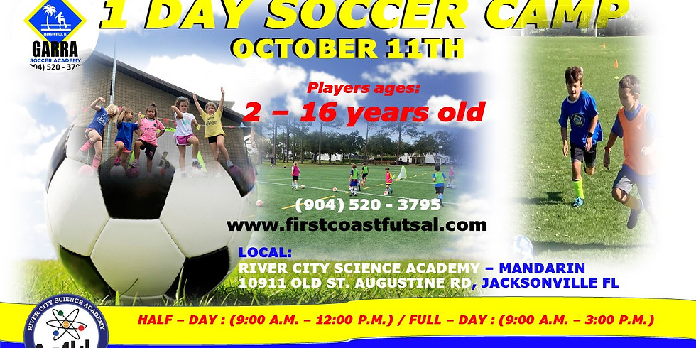 1 DAY CAMP - RCSA MANDARIN OCT 11TH