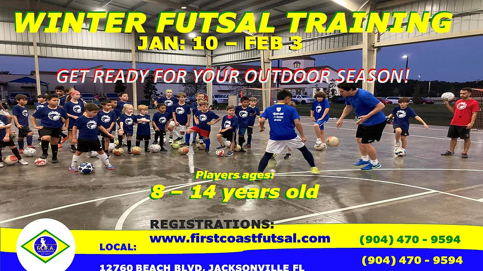 WINTER FUTSAL PRE - SEASON TRAINING