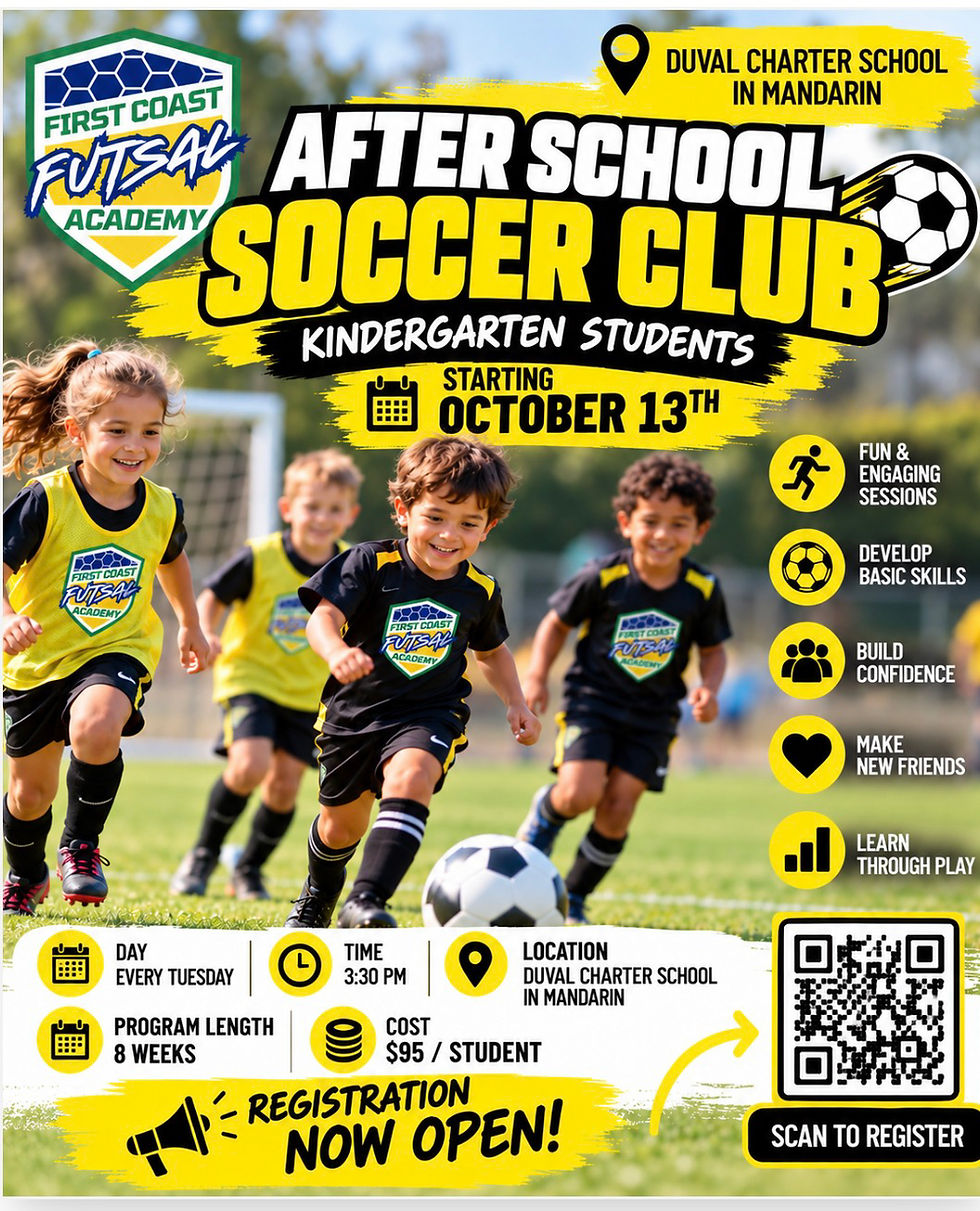 After School Soccer Club for Kindergartners!