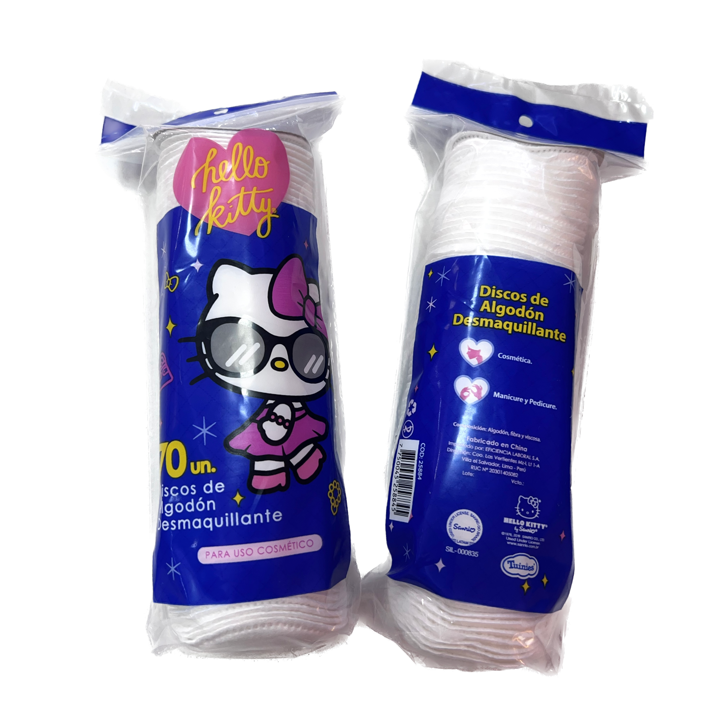 Discos de algodón Hello Kitty - CP064