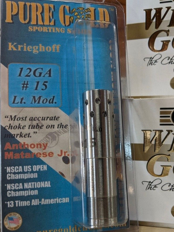 Meadows Gun Club Shop Pure Gold Chokes Gift Cards Gamebore Gear