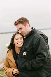 Lakefront detail shot on Kodak Portra 400 at Canandaigua Lake, Finger Lakes NY