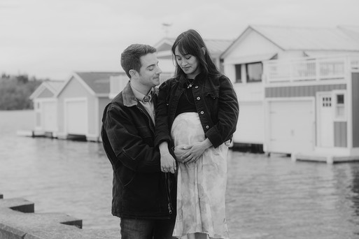 Expecting Couple Canandaigua Lake engagement photos by Nostalgia Nomad Photography