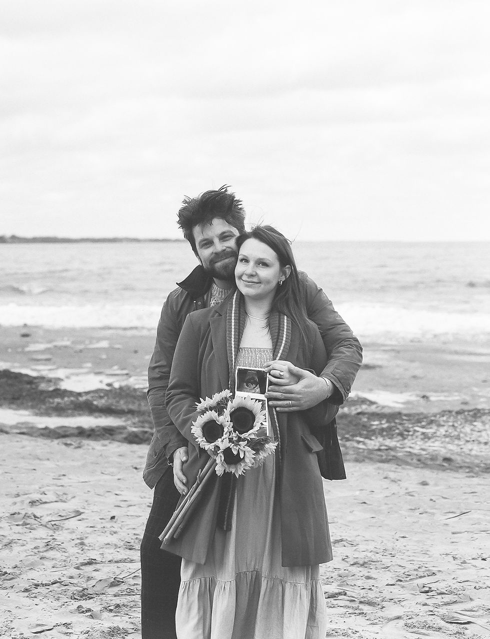 Rochester NY maternity photography on Kodak Film