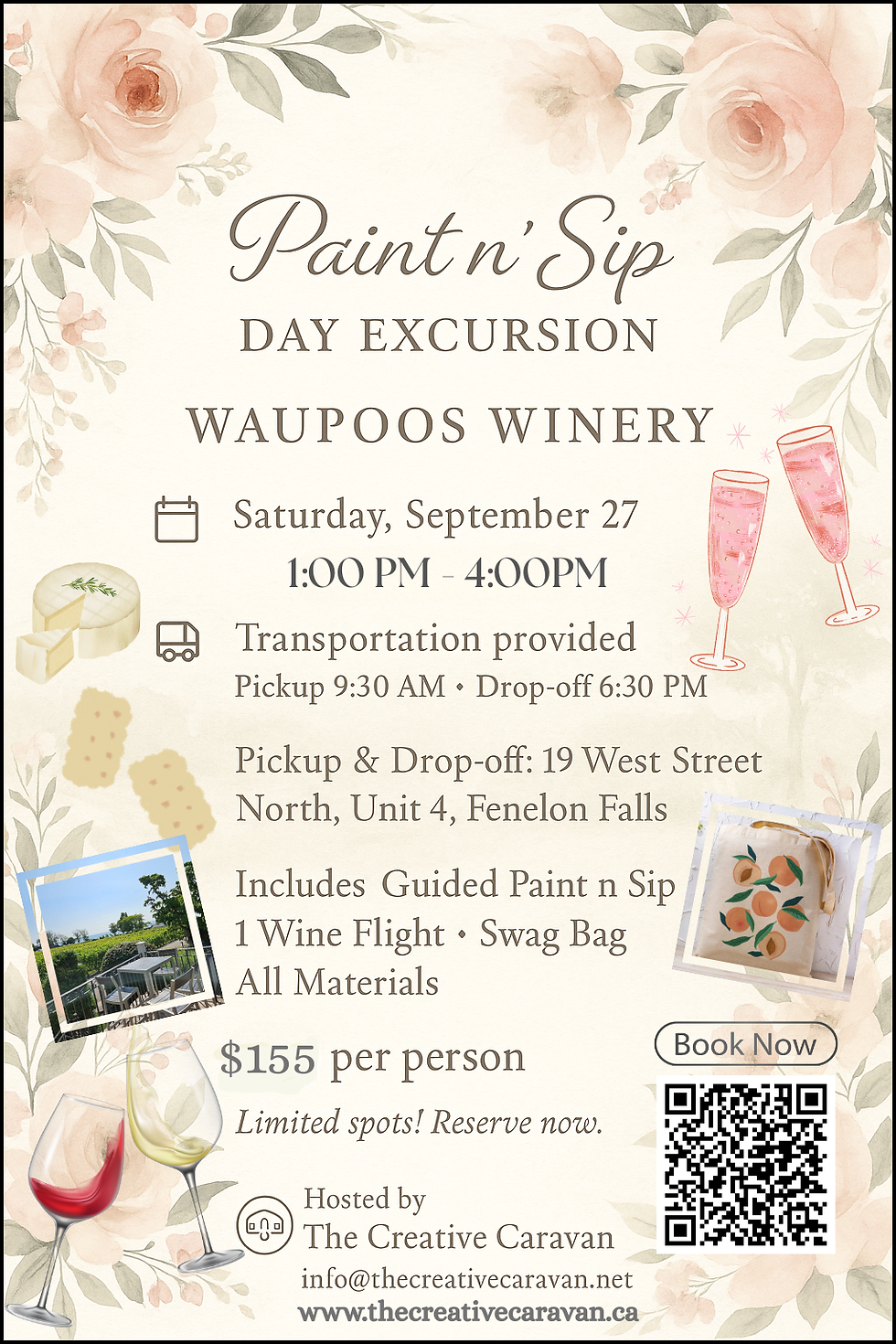 Day Excursion to Waupoos Winery PEC
