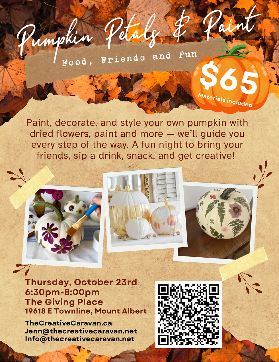 Pumpkin Petals & Paint - The Giving Place Oct 23