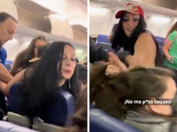 Mujer agredida en avión por pasajera que se negó a sentarse junto a ella por su físico