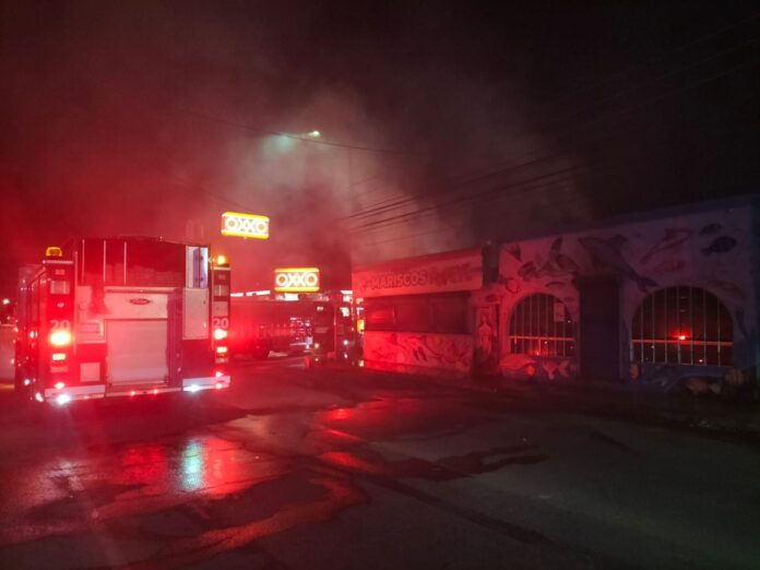 Sospechan Ataque Intencional en Incendio de Famoso Restaurante Popeye en Mexicali