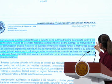 Sheinbaum niega espionaje: “Sólo un juez puede autorizar intervención de comunicaciones”