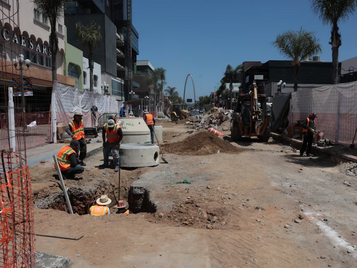 Comerciantes prevén que obras en la Avenida Revolución concluyan hasta octubre