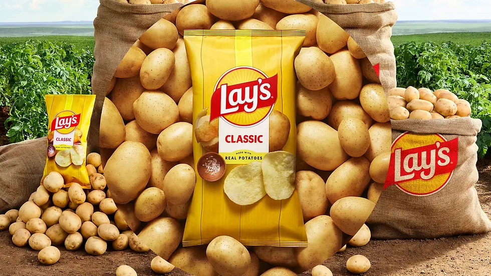 Lay’s se renueva: sin colorantes artificiales y con papas reales al frente de su nueva imagen