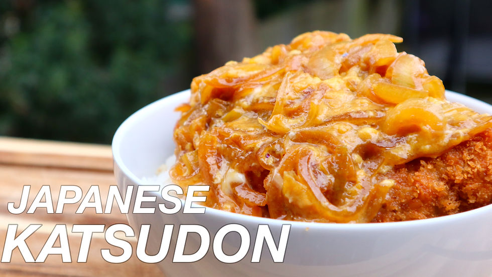 Katsudon | Pork cutlet rice bowl