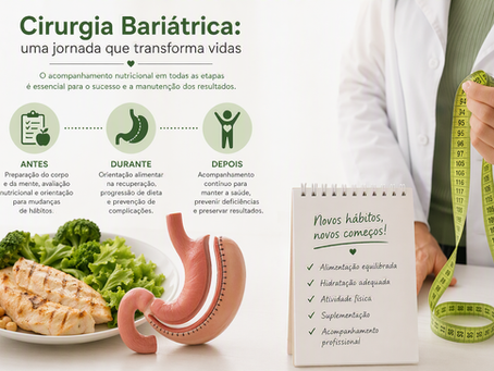 Cirurgia Bariátrica: O Papel Fundamental do Nutricionista em Todas as Etapas do Tratamento