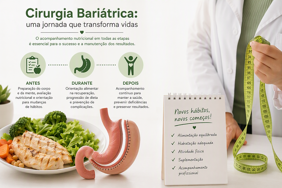 Cirurgia Bariátrica: O Papel Fundamental do Nutricionista em Todas as Etapas do Tratamento