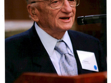ICCBA MOURNS THE LOSS OF BENJAMIN FERENCZ