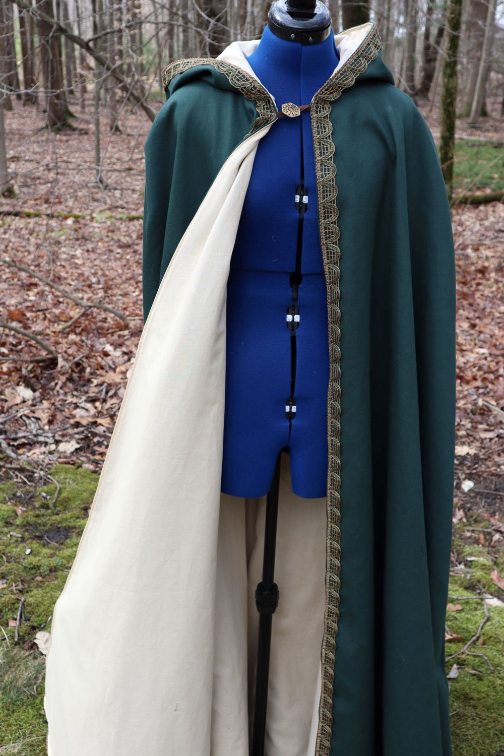 Green Elven Cloak (Tall)