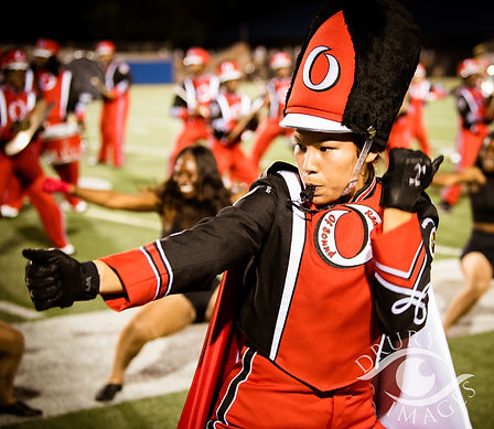 Osbourne band drum major