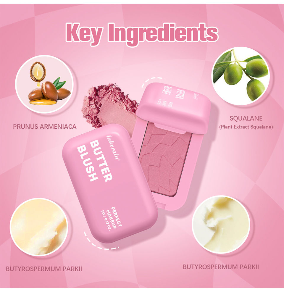 Thumbnail: Professional Makeup Powder Blush 12HR Wear Vegan Formula Blusher Makeup Blush in