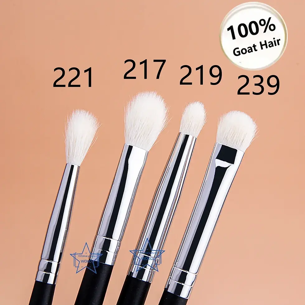 Thumbnail: Makeup Eyeshadow Brushes Flat Eye Shadow Shader crease Blending Brushes Goat Hai