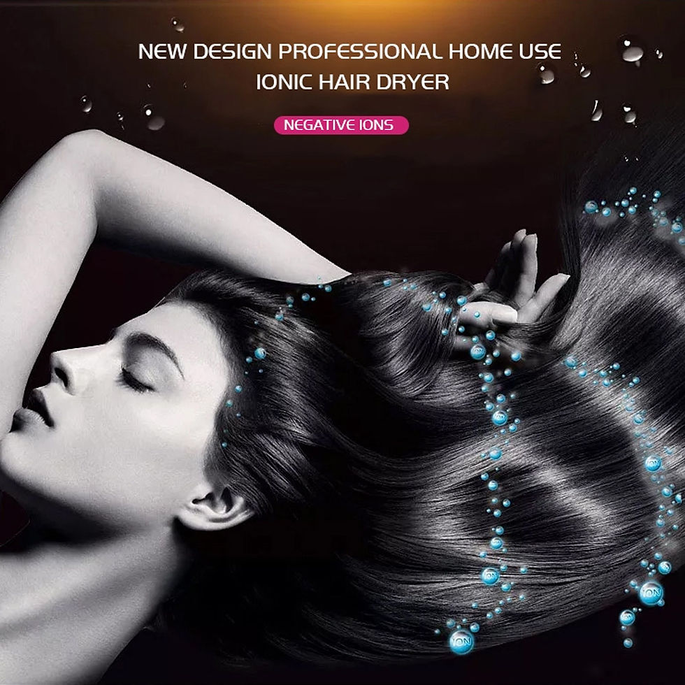 Thumbnail: High Power Hair Dryer Hair Salon Home Use Anion Electric Blow Dryer Fast Dry Hai