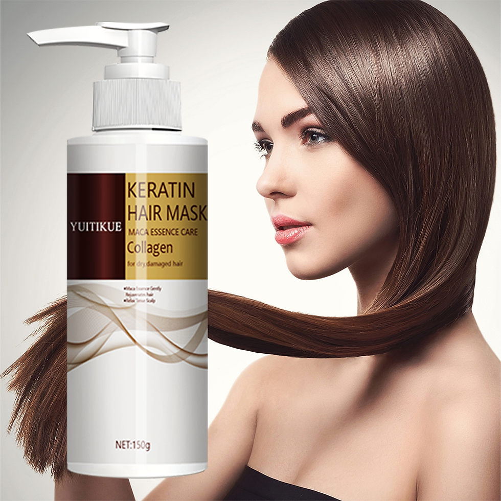 Thumbnail: Keratin hair mask, maca extract and collagen, deeply moisturizing, suitable for 