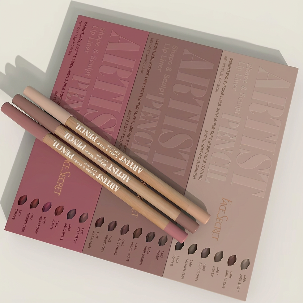 Thumbnail: 6pcs Velvet Matte Lip Liner Pencils Set Long-Lasting Non-Drying Perfect for Lini
