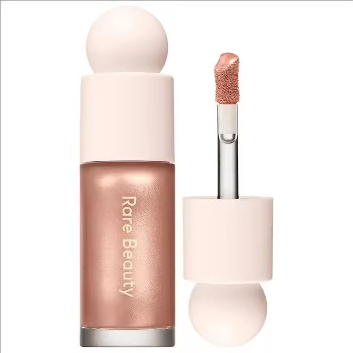 Thumbnail: Rare Beauty Light Silky Touch Highlighter Soft Pinch Liquid Blusher Positive Lig